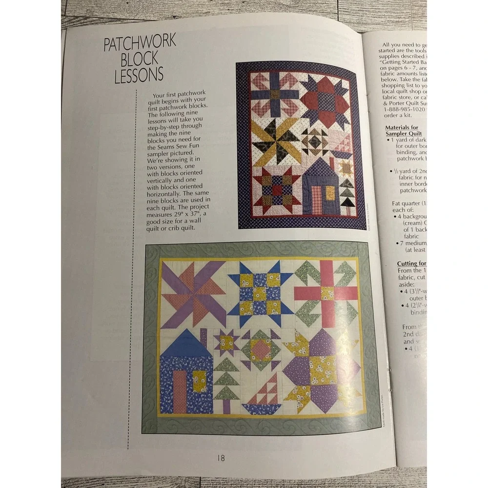 Basic Guide to Rotary Cut Quilts‎ Marianne Fons Liz Porter 1999 Patchwork Book